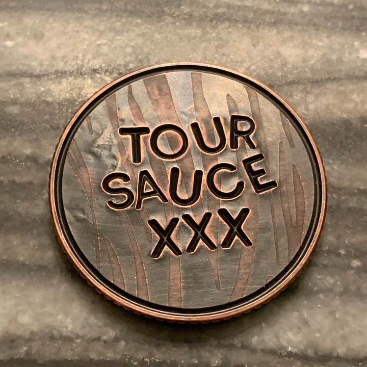 Tour Sauce Tiger Striped Ball Marker