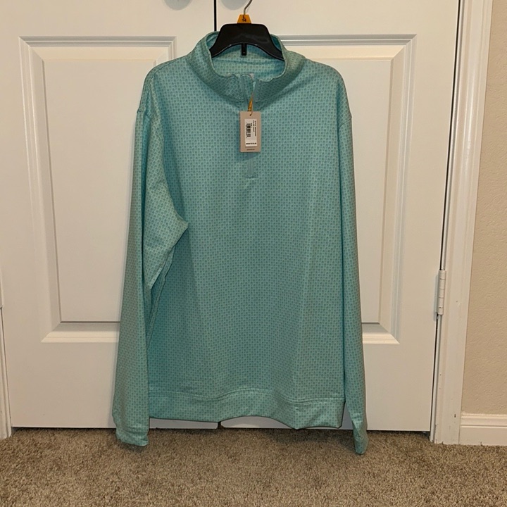 Peter Millar Golf 1/4 Zip Puma Skullada