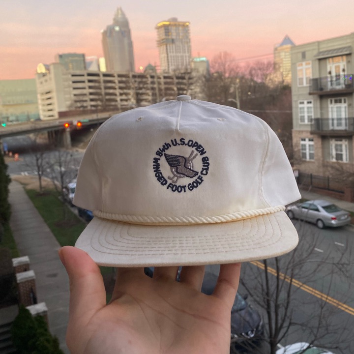 Vintage Winged Foot Texace Strapback Hat