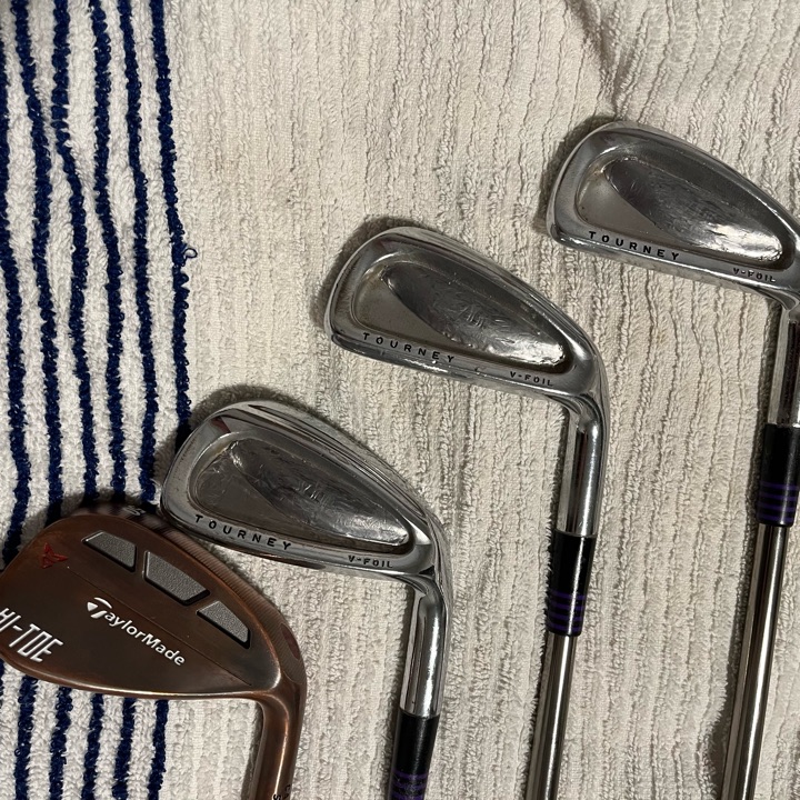 MacGregor and TaylorMade HiToe short set