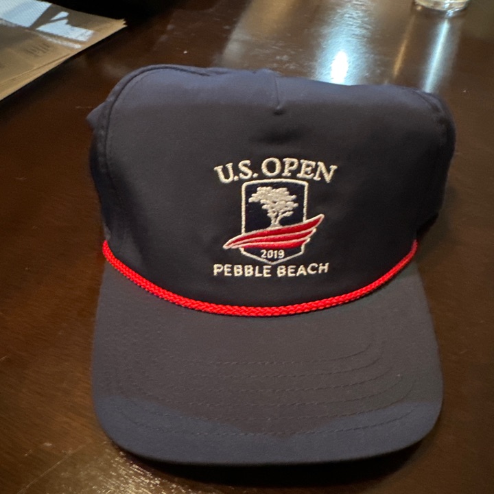 2019 Pebble Beach US Open Navy w/ Red Rope Hat