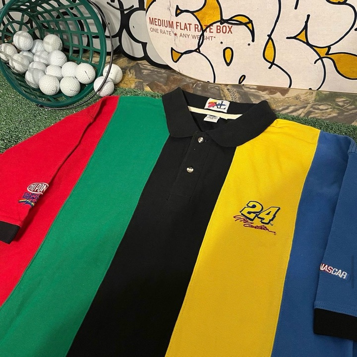 Vintage 90’s Jeff Gordon nascar polo