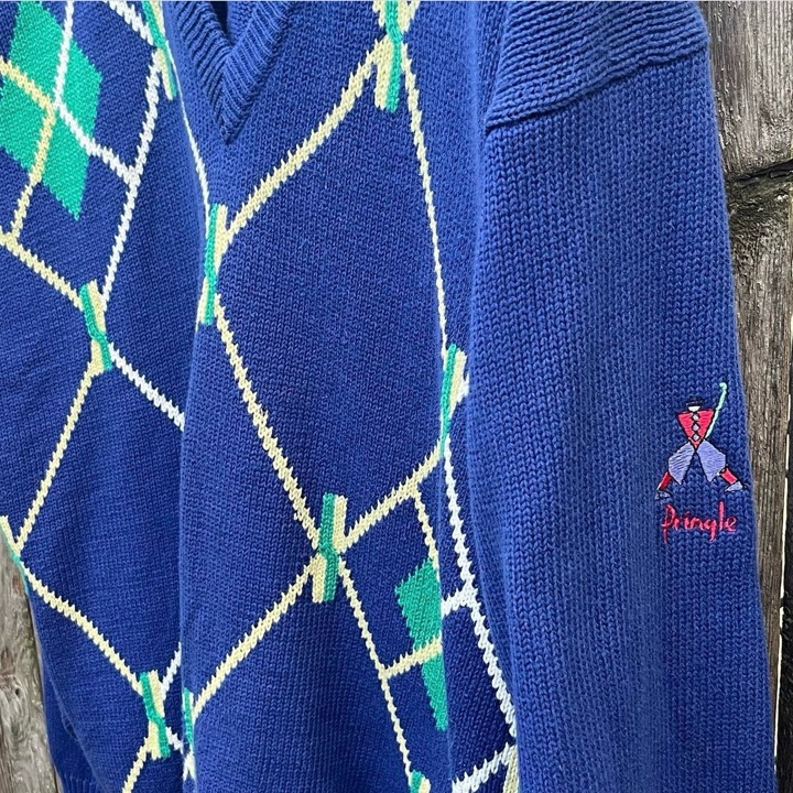 90’s sir nick faldo Pringle sweater