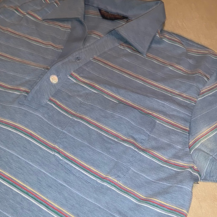Tournament by Arrow - Striped Polo - Medium
