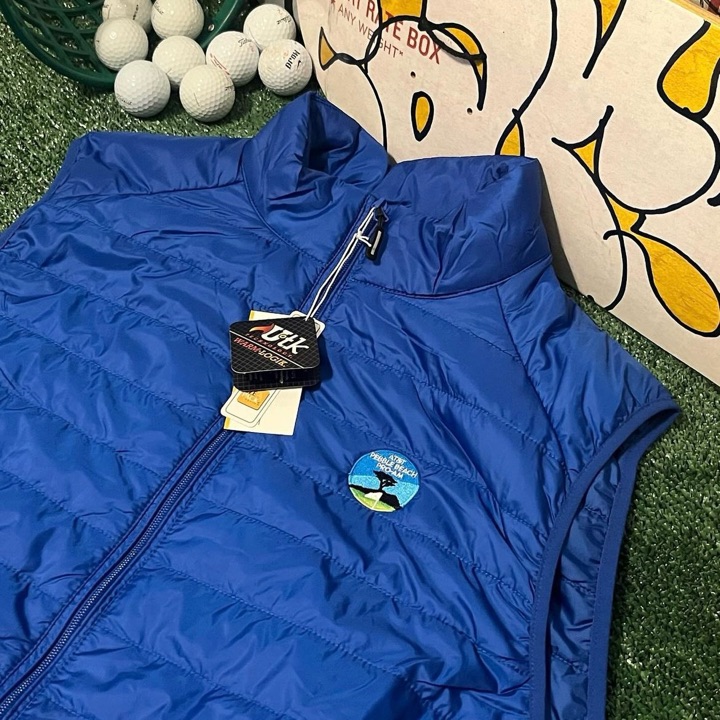 AT&T pebble beach pro am quilted vest NWT