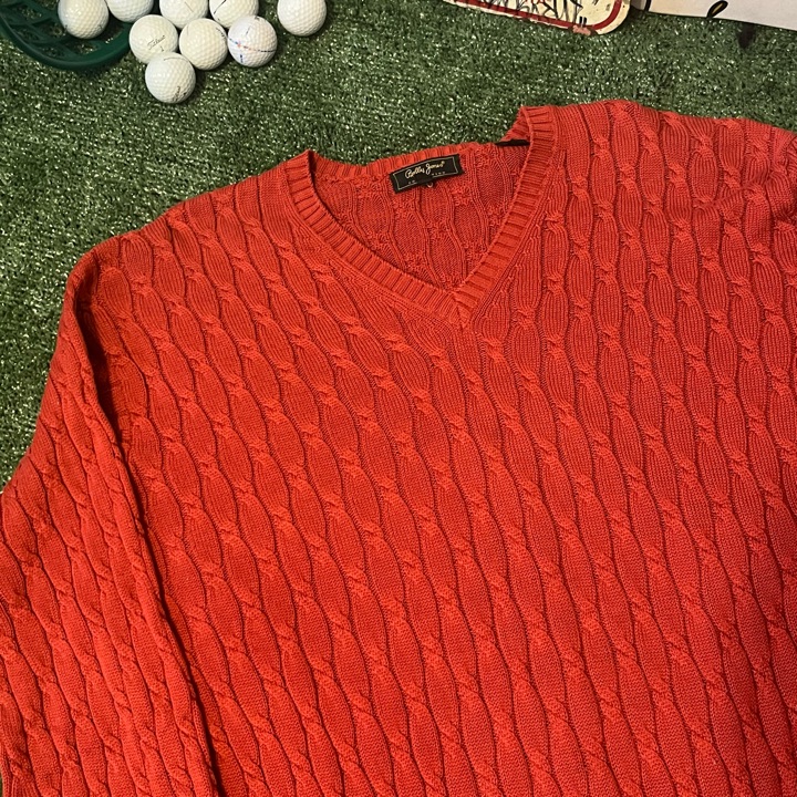 Bobby jones cable knit sweater