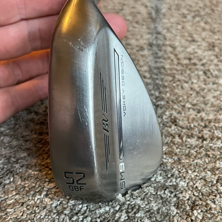 Vokey SM9 Brushed Chrome Raw 52 deg