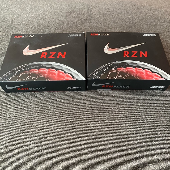 2 Dozen Brand New Nike RZN Black Golf Balls