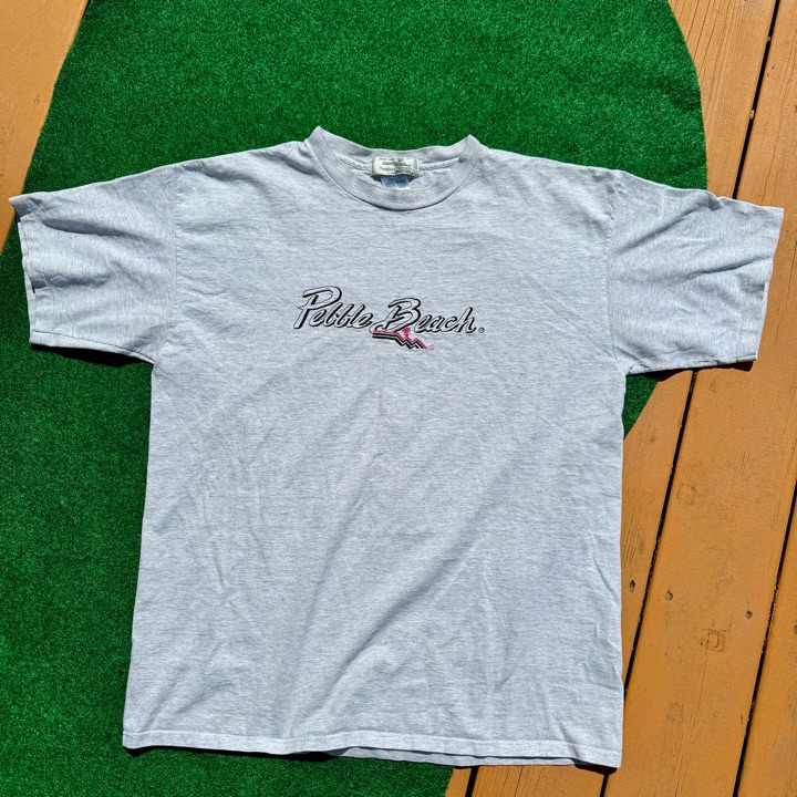 Vintage Pebble Beach T-shirt by Antigua