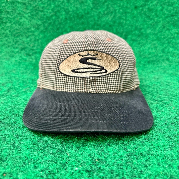 Vintage King Cobra Leather Strapback Hat MULLIE Golf