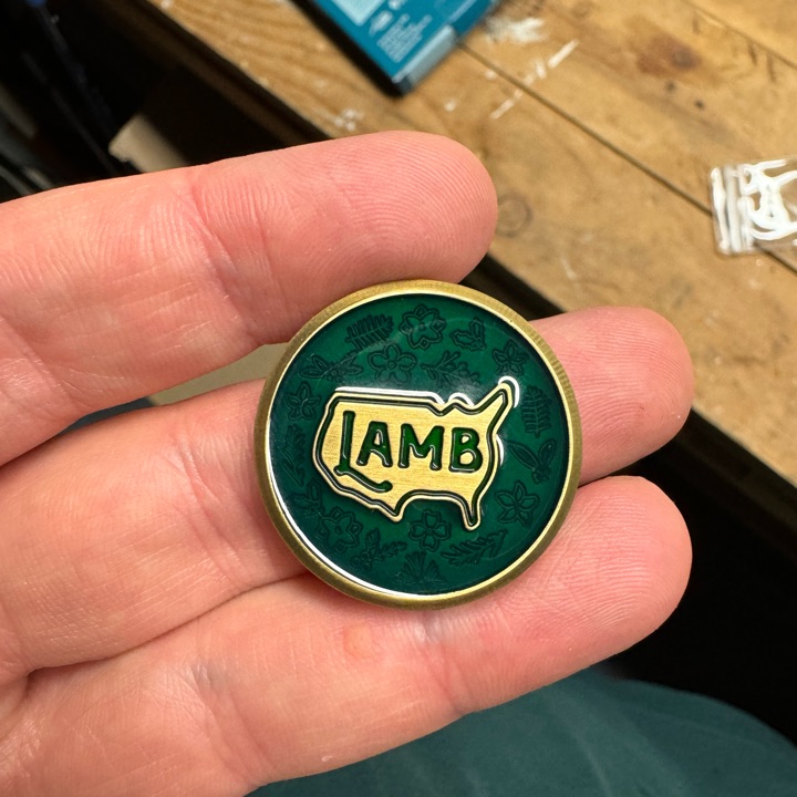Tyson Lamb Masters Augusta tree ball marker