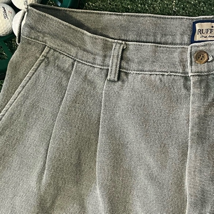 Vintage triple pleat trouser