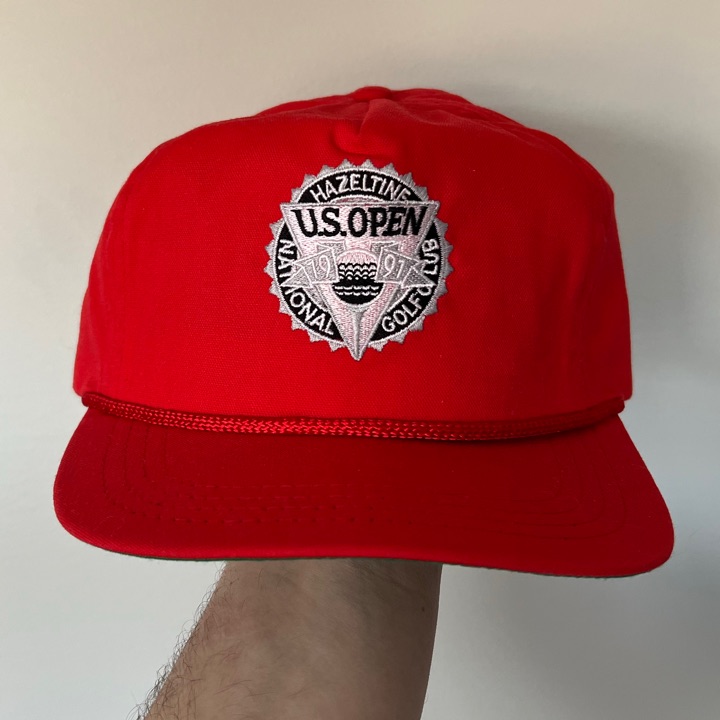 Vintage 1991 U.S. Open Hazeltine Rope Hat