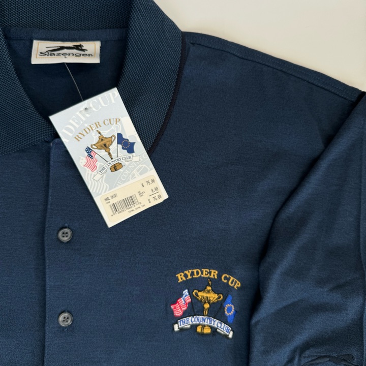 NWT Vintage Slazenger Ryder Cup at The Country Club Golf Polo