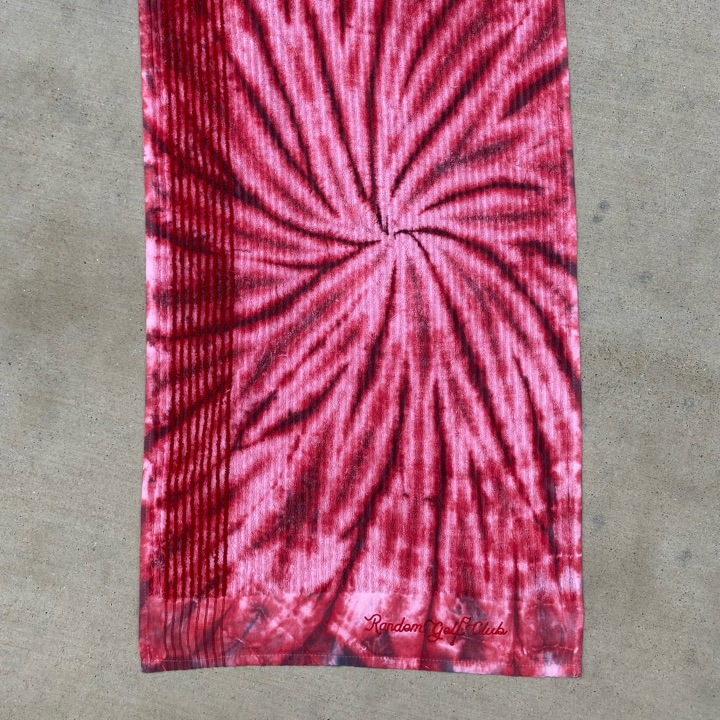 Sideways Golf Tie-Dye Golf Towel 22x44”