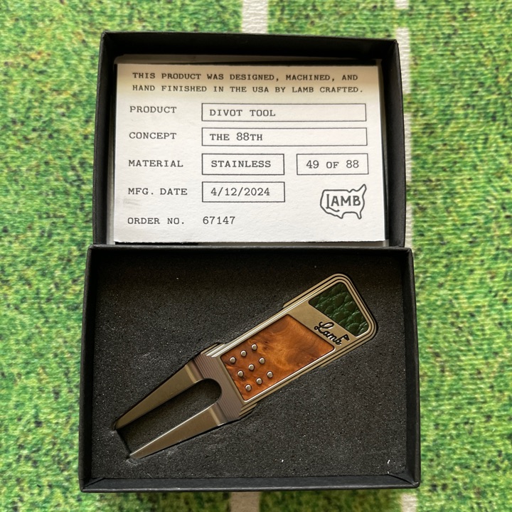 Lamb Crafted Masters Divot Tool “The 88th” Limited Edition #49/88