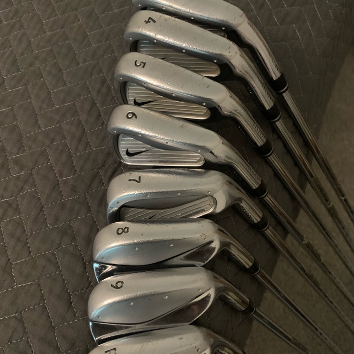 Nike Forged Pro Combo RH S Flex Golf Iron Set 4 7 8 sold & 9