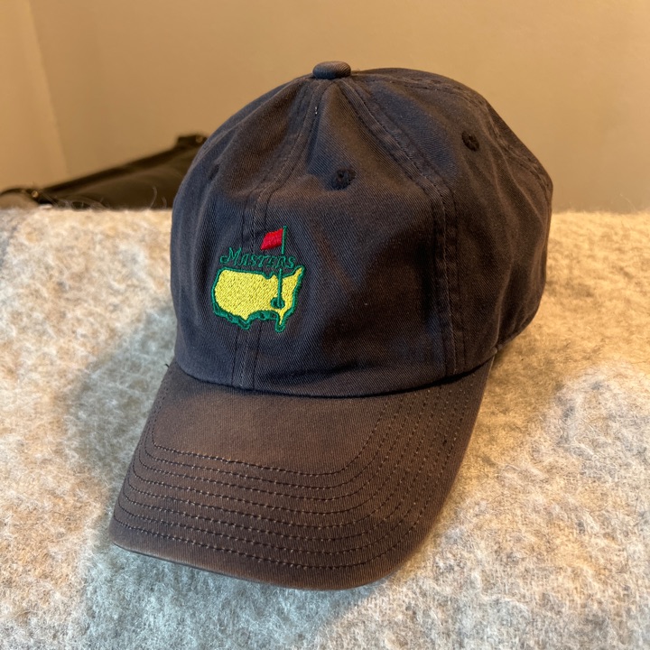 Vintage Masters Augusta National official hat in navy blue