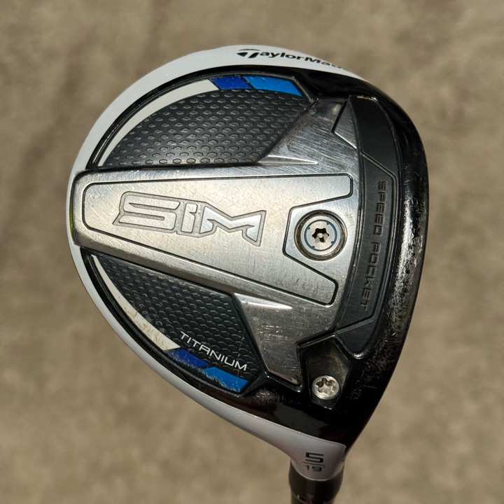 TaylorMade SIM Ti 5 Wood 5W 19° Graphite Extra Stiff Diamana Right ...