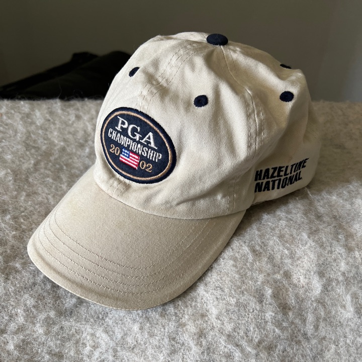 Original and Official 2002 PGA Championship at Hazeltine National purchased at the original venue and event