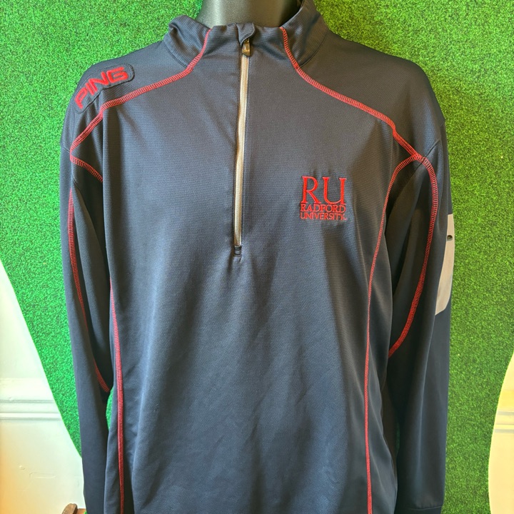 Radford University Ping Performance Quarter Zip- Size XL