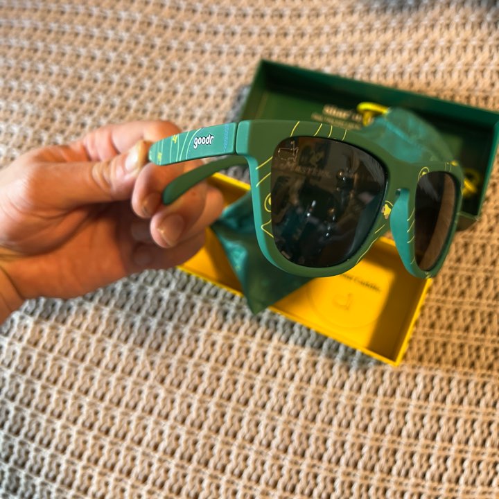 2026 Masters Goodr The Badges Yellow Polarized Sunglasses Augusta National Golf New 2026 Augusta Nationals The Masters Goodr The Badges  main image 4