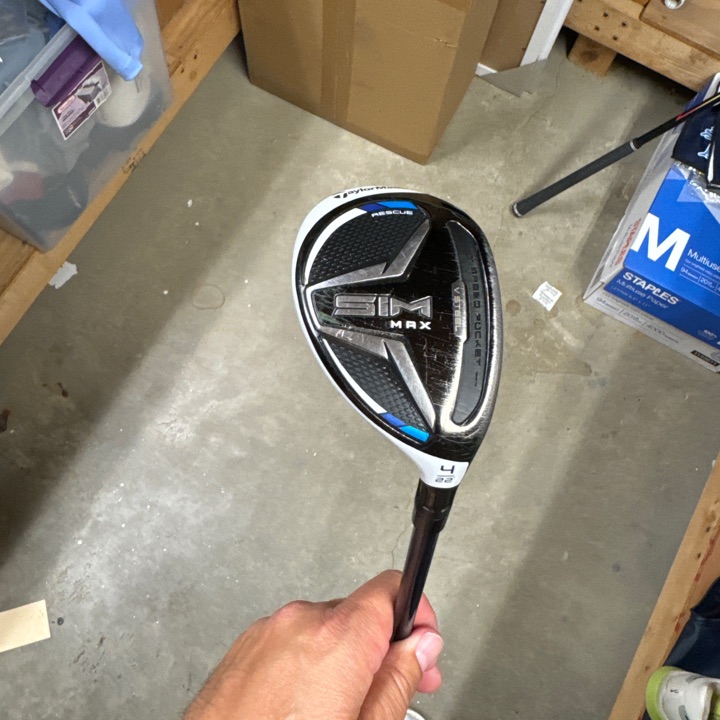 Taylormade SIM Max 4 22° rescue X Stiff | MULLIE Golf
