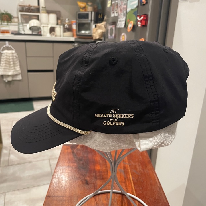 MALBON GOLF★Health Seekers&Golfers M Script Wool Strapback MALBON GOLF - MALBON GOLF M Script Two Tone Strapback Hat