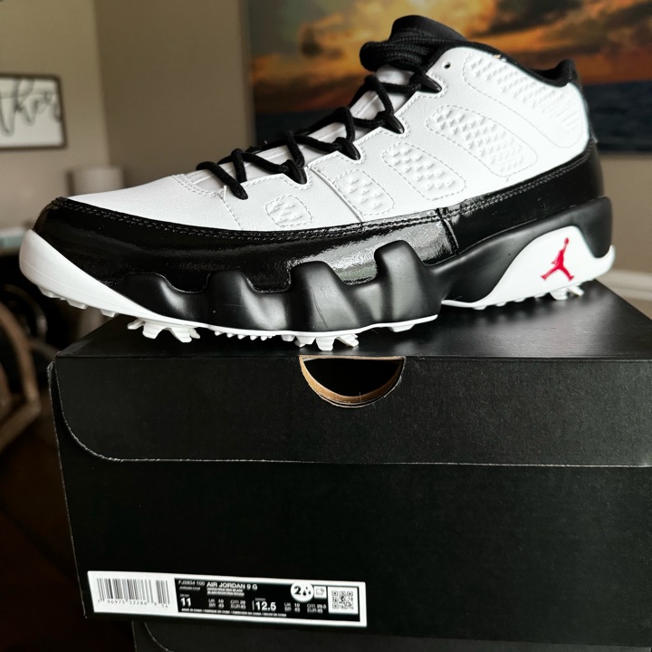 Jordan 9's black and white online