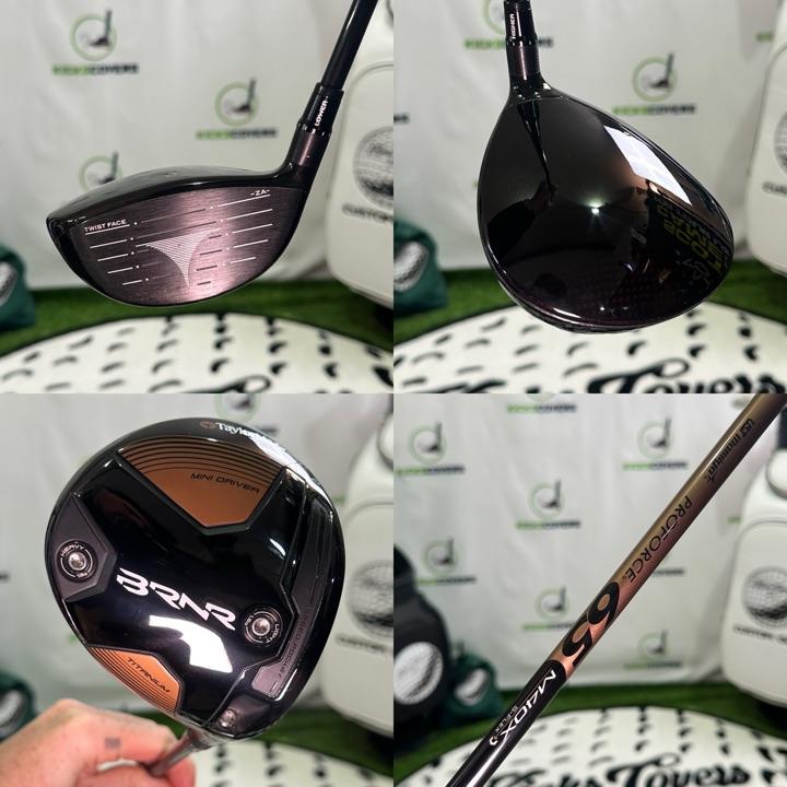 2024 TaylorMade BRNR  11.5* Mini Driver Copper ProForce 65 Stiff Flex RH W/ HC