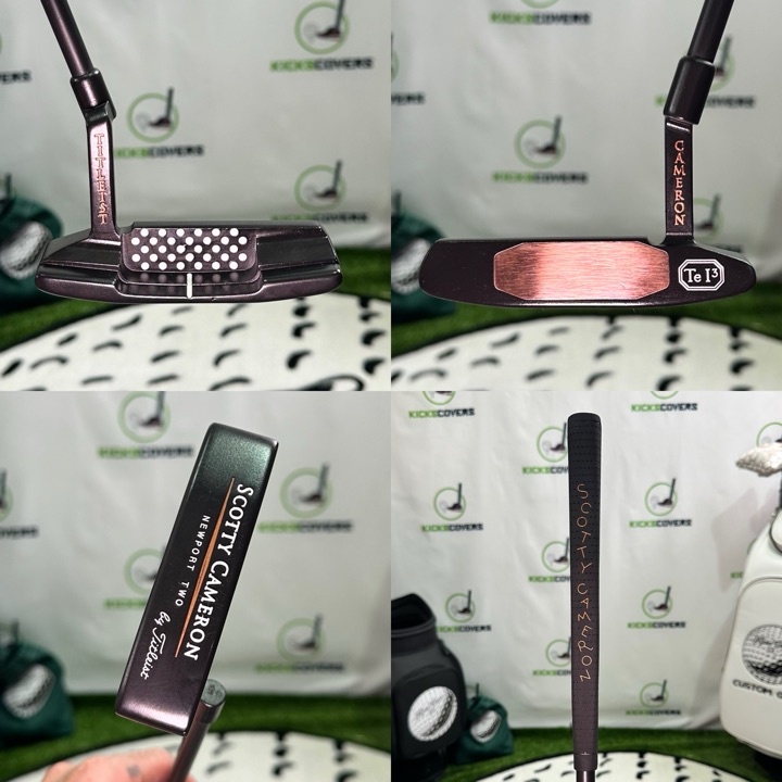 Titleist Scotty Cameron 35” Teryllium Tei3 Newport 2 Putter No Rust Coating