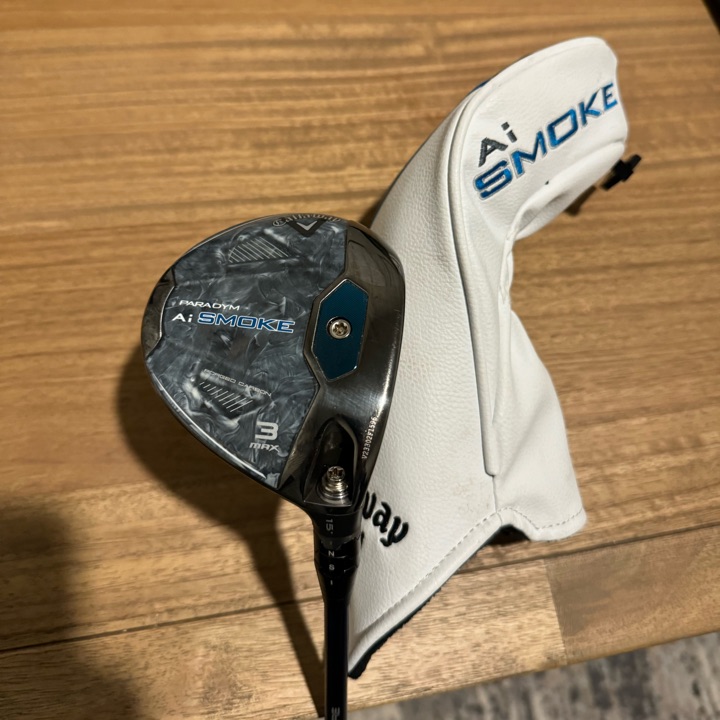 Callaway AI Smoke Max 3 wood, upgrade Fujikura Ventus TR Blue 7X