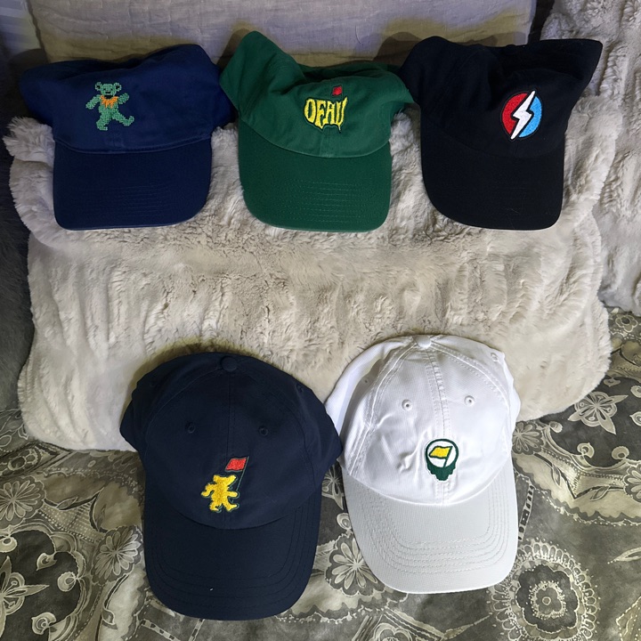 Grateful Dead Golf Hats (set of 5)