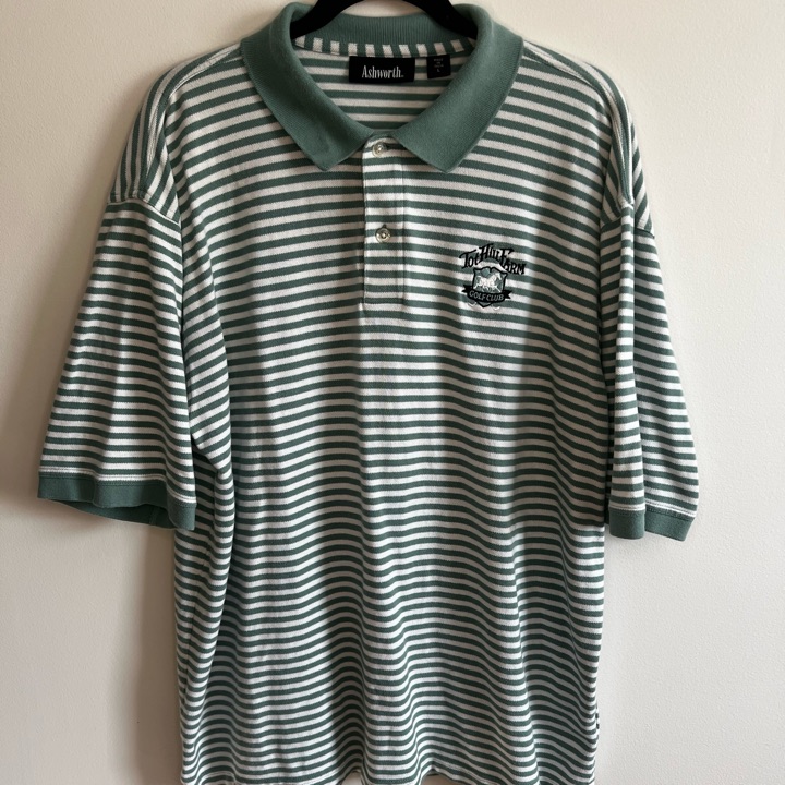 Vintage Ashworth Tot Hill Farm Polo Large
