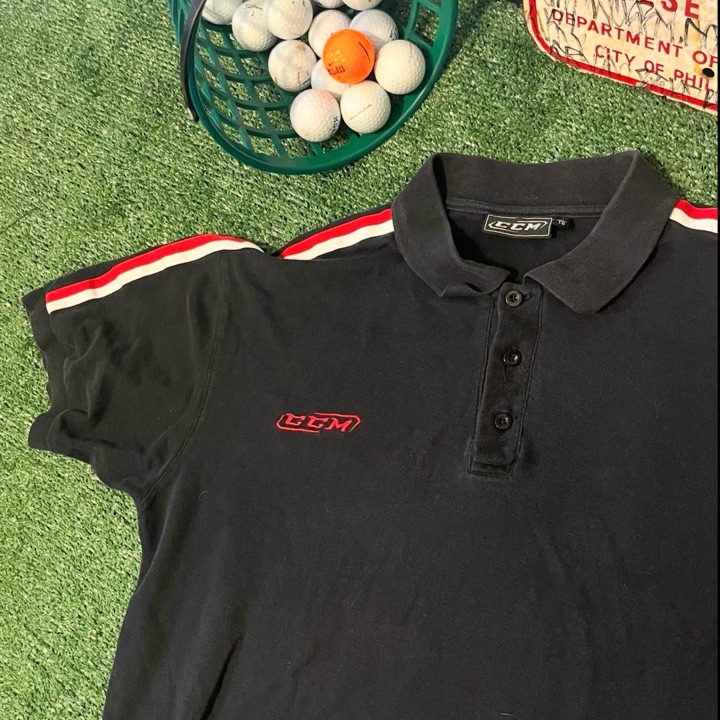 Late 90’s CCM polo
Good ahh sleeve length