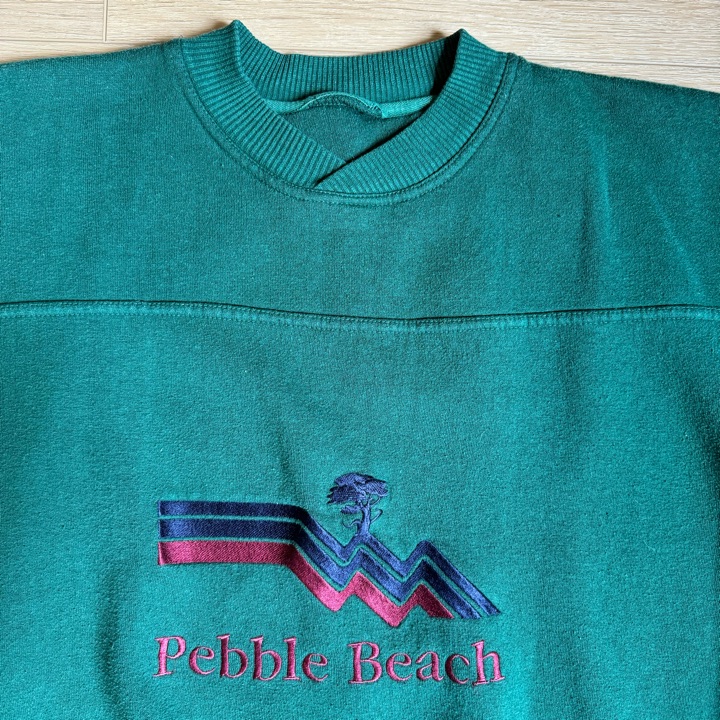 Vintage Nike Pebble Beach Mock purchases Neck Golf Shirt