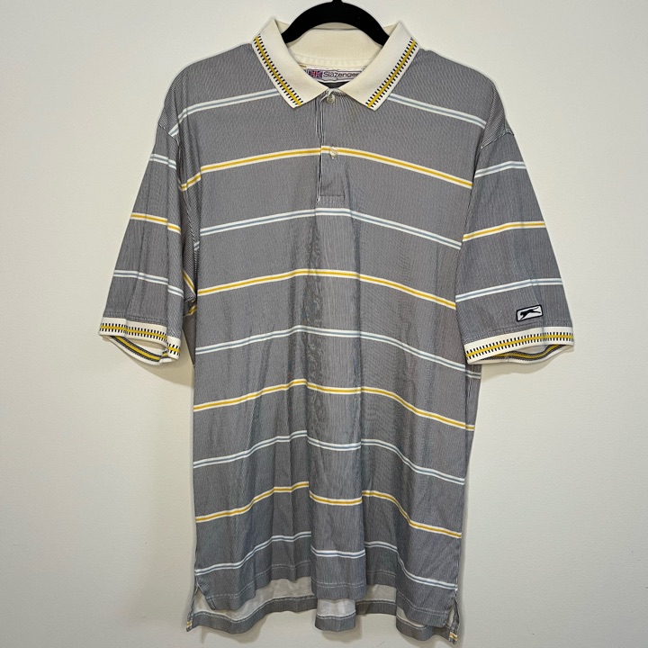 Vintage Slazenger Polo Large 90s