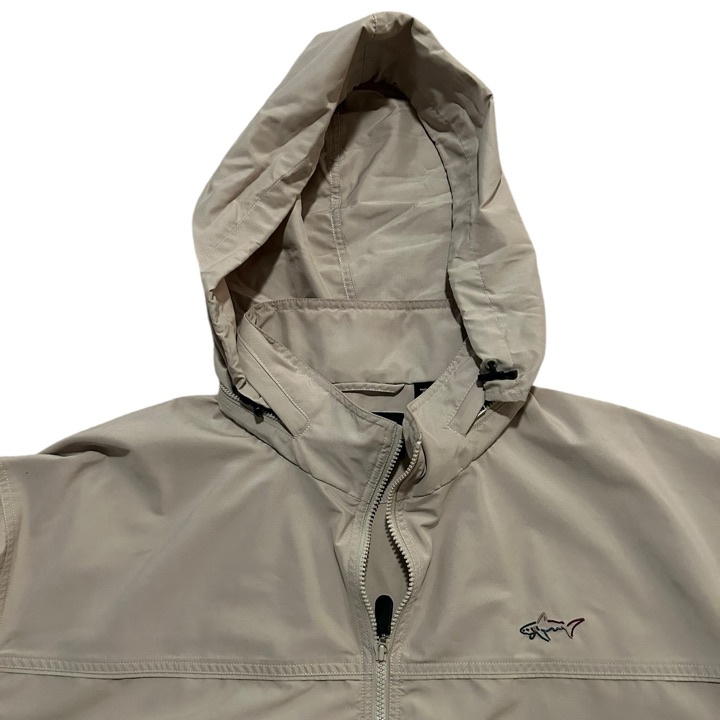 NWOT Vintage Greg Norman Shark Full Zip Golf Jacket (with hidden hood)