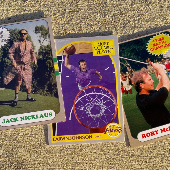 Golf Trading Cards by Sideways Golf