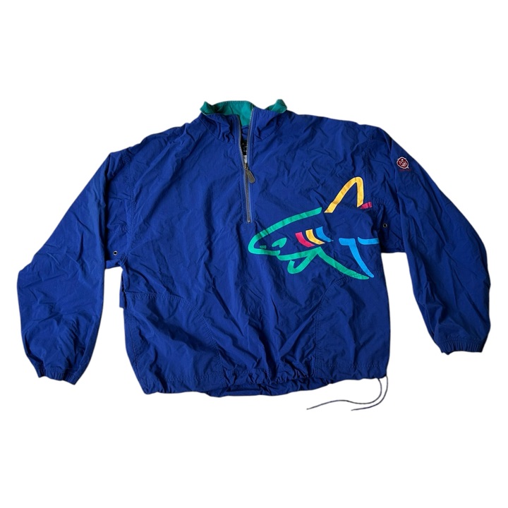 Vintage Greg Norman Shark Wrap Around PGA West Quarter Zip
