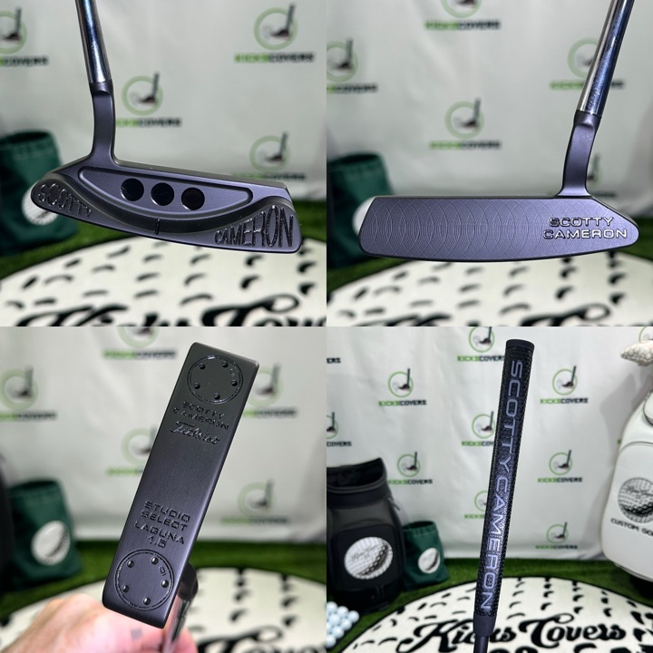 Scotty Cameron Studio Select Laguna 1.5 Custom Black On Black 35” Putter +  HC