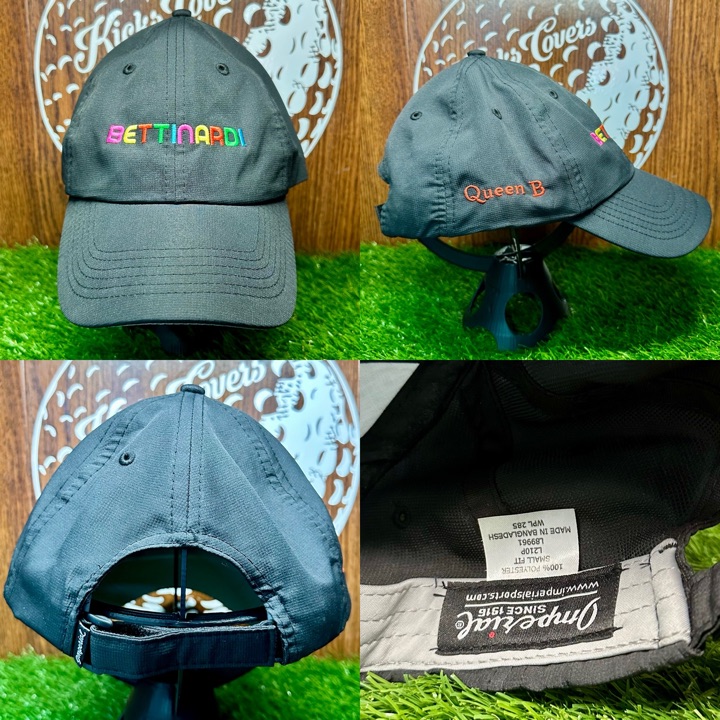 Bettinardi Golf Queen B Multicolor Script Logo Hat Imperial Small Fit Mens