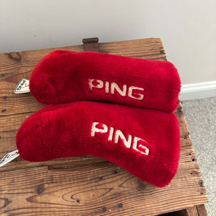 Vintage Ping Head Covers 3 wood and Utility