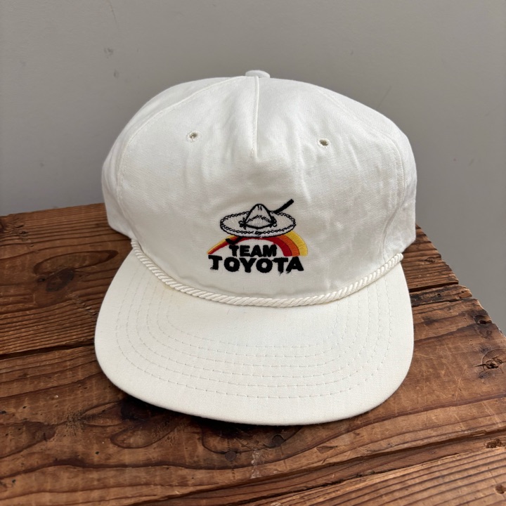 RARE Vintage Lee Trevino Texace Team Toyota Strap Back Hat