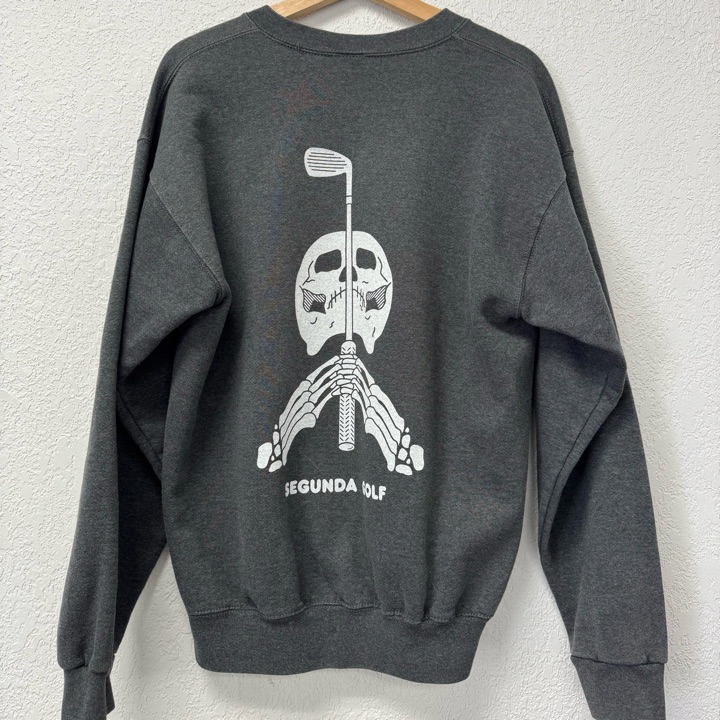 Segunda Golf Skull and Iron Crewneck Sweatshirt
