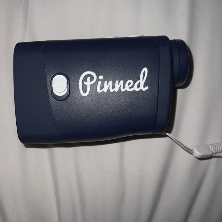 Pinned Prism Slope Golf Rangefinder | Golf Distance Rangefinder with Slope | USB Rechargeable Pinned Locked Vibration laser