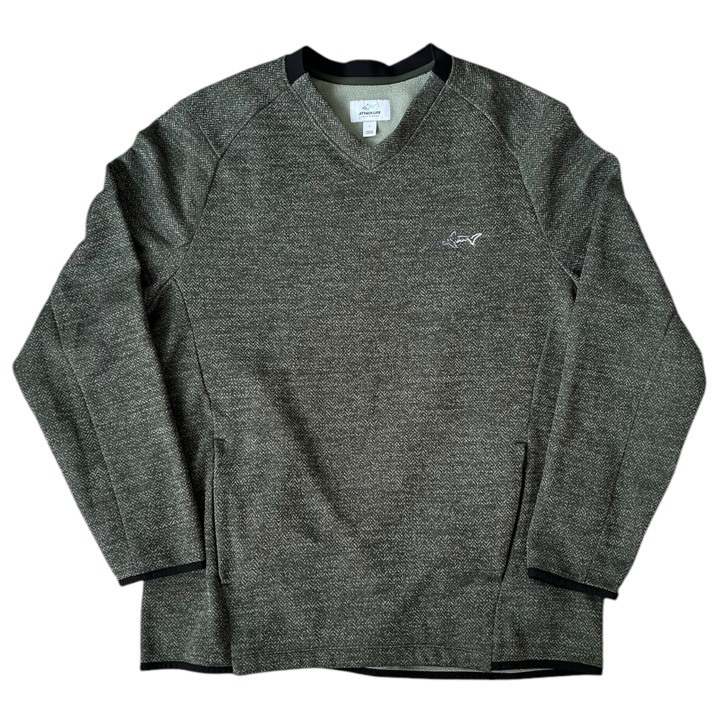 Greg Norman Attack Life Fleece Liked V-Neck Pullover