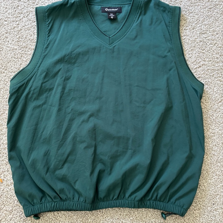 Vintage Taylormade Windbreaker Golf Vest Men’s 2XL