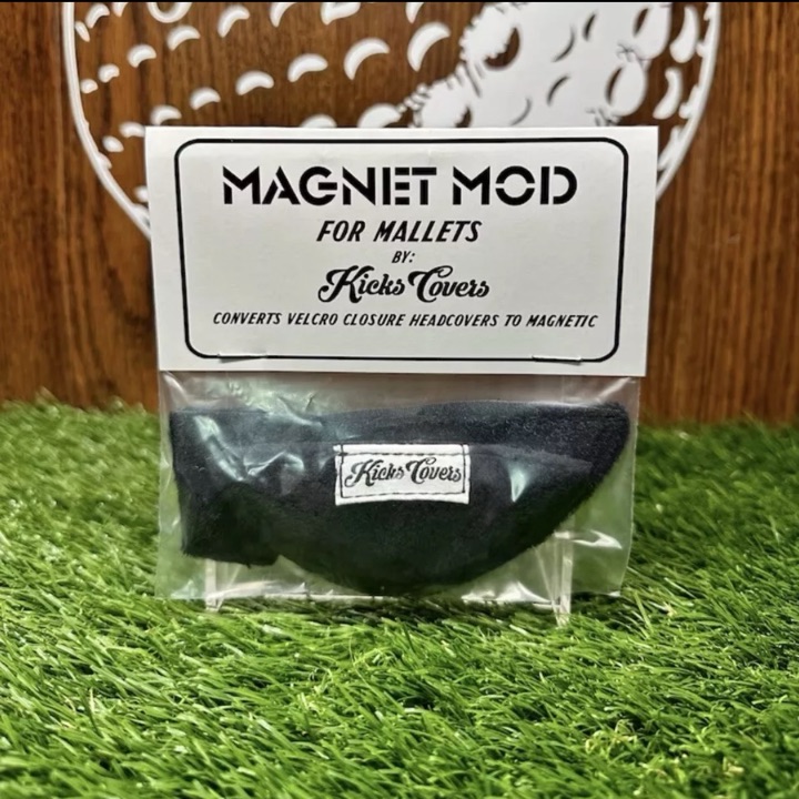 Magnet Mod 2.0 For Mallets Converts Hook and Loop Mallet Headcovers to Magnetic