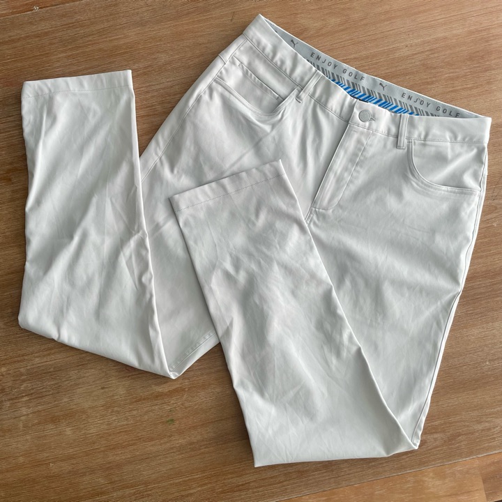‘24 Puma Golf Pants 32x30 White